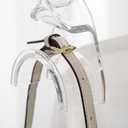 Purse Hanger Organizer for Closet - Durable 3 Pack Luxury Holder for Tote Handbag Satchel Crossover Backpack - Strong & Sturdy - Holds Up to 65 LBS - No Tools Needed, Easy Clean