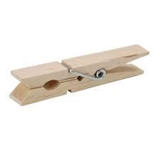 Natural Wood Clothespins Clothing Clips