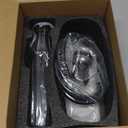 KENES Matte Black Bathroom Sink Faucet, Bathroom Faucets Single Handle Modern Prep Wet Bar Sink Faucets with Drain Assembly & Deck Plate, Farmhouse RV Camper Outdoor Utility Faucet, KE-9005B-2 (Short)