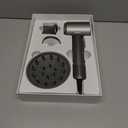 Hair Dryer, 150000 RPM Brushless Motor with 500M Negative Ions, Fast-Dry Lightweight Design, ThermoControl & Magnetic Nozzle/Diffuser, Low Noise Salon Blow Dryer for All Hair, Travel, Home