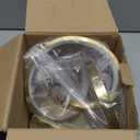 Modern LED Pendant Lights Kitchen Island, 6000K LED Chandelier Adjustable Height Gold Hanging Light Fixture Island Lights for Kitchen Dining Room Cafe Table, 1Pack