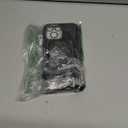 Wallet Case for iPhone 16 Pro Max/16 Pro/16 Plus/16, Slim Shockproof Anti-Fingerprint Phone Cover Hidden Card Holder (16 Pro,Black)