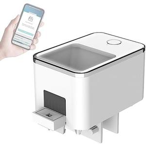 Weytoll WiFi Intelligent Timing Automatic Fish Feeder - Aquarium Goldfish Feeder with 100ML Large Capacity and Mobilephone APP Control