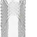 Large Clear Decorative Glass Bottle with Spout and Cork, 32oz, 1 Bottle - Design: Kristal (3in X 11.9in)