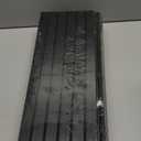 Joy&Grace Couch Cup Holder, 3-in-1 Magnetic Detachable Couch Arm Tray, Bamboo Sofa Armrest Table with Anti-Slip Pad, Sofa Armrest Tray Table (Black)