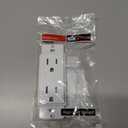 TayMac AD20W Paintable Duplex Adapter Plate, Outlet Adapter , White