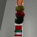 LaRibbons Christmas Wrapping Paper Sets, Gingerbread Man & Polka Dot & Stripes Design with Ribbons & Gift Tags & Metallic Pom Pom for Christmas, Holiday, 30Inch  10Feet 4 Rolls: 100 Sq.Ft.Ttl