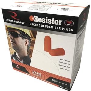 Radians unisex adult Uncorded Industrial Safety Ear Plugs, Multi