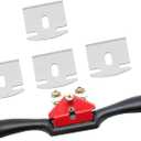 9" Adjustable Spokeshave with 4 Pcs Replacement Metal Blade, Woodworking Plane, Hand Planer for Wood Craftsman, Wood Carver