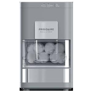 Frigidaire, Countertop Artisanal Sphere Ice Machine, Transparent Window, Gourmet Ice Maker, 82 Sphere per Day Capacity, Auto Self Cleaning Ice Making Machine - 16.75" D x 11.75" W x 20.25" H (White)