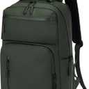 Waterproof Laptop Backpack for Men & Women, Flight Approved Anti-Theft Daypack with 15.6-inch Laptop Sleeve (Green)