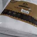 BRILLMAX 4 Pack White Tablecloths 90 x 156 Inch for 8ft Rectangle Tables - 150 GSM Polyester Fabric, Floor Length Drop, Water, Stain & Wrinkle Resistant Cloth Cover for Wedding Reception Banquet