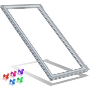 Upgraded 241778307 Refrigerator Door Gasket Compatible with Frigidaire Door Gasket Replacement, Gray 16.73"x38.77" Crosley Kenmore Electrolux Refrigerator Door Gasket Seal 1793667 PS3408461 AP4587413