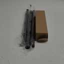 Bronze Curtain Rods 18 to 45 Inch, Industrial Curtain Rods,Adjustable Length,1 in Diameter Pipe,Wall or Ceiling Mounted,for Bedroom and Living Room(Antique Red Bronze 18 to 45)