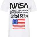 2 x NASA Administration Unisex T Shirt for Men & Women (Small)