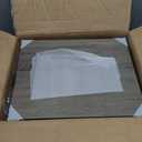 Huuger Nightstand Set of 2, Night Stand with Fabric Drawer, Mesh Shelf, Side Table with Storage, Fabric Drawer Dresser, Open Shelf, Metal Frame, Bedroom, Oak