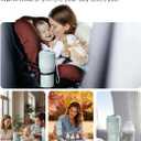Papablic Portable Bottle Warmer Pro 115W Fastest Heating, Built-in Sterilizer, Baby Milk Warmer On The Go for Travel and Home, 5 Temp Settings and Keep Warm for Breastmilk & Formula, Mint Green