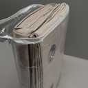 MIULEE 100% Blackout Linen Textured Curtains for Bedroom Solid Thermal Insulated Natural Beige Grommet Room Darkening Curtains & Drapes Luxury Decor for Living Room Nursery 52 x 96 Inch (2 Panels)