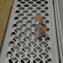 MYPET North States Universal Pet Gate: 26” - 42” Wide Dog Gate. Can be Pressure Mounted or used as Swinging Door with Included Hardware. Dog Gates for Doorways, 26" Tall, Gray