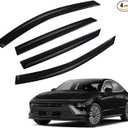 PLDDE Window Rain Guards Compatible with 2020-2024 Hyundai Sonata
