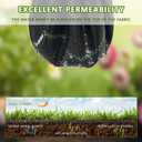 3ftx50ft Weed Barrier Landscape Fabric Heavy DutyWeed Block Gardening Ground Cover Mat, Weed Control Garden Cloth Woven Geotextile Fabric for UnderlaymentCommercial Driveway Fabric