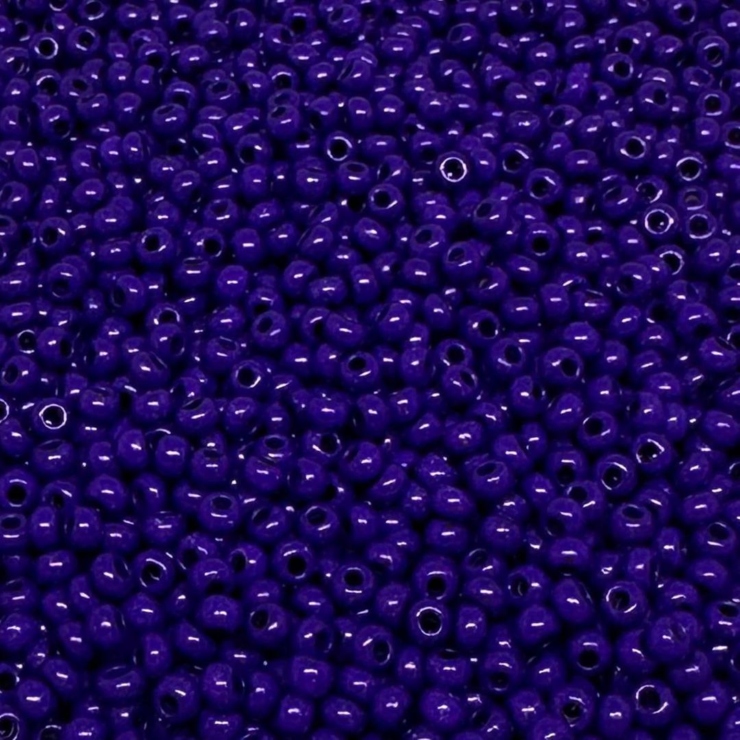 Czech 8/0 Glass Seed Beads 20 Grams 800 Pcs (Purple)