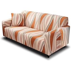 Printed Couch Cover Stretch Sofa Covers Patterned Sofas Seater Slipcovers for 3 Cushion Couch Set (SX, 3 Seater/Large 2 Seater)