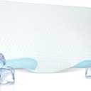 Derila King Size Cooling Pillowcase | Optimal Temperature Control for Your Memory Foam Pillow for Perfect Sleep. Quality Material White Pillowcase ensures Anti Snore Pillows (King Size (23.6" x 13.4" x 4.3"), Cooling Pillowcase | White)