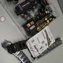 BainGesk Train Set, Christmas Train Set with Steam, Lights and Sounds, Train Sets for Around The Christmas Tree, Electric Train Toys for 3 4 5 6 7 8 Year Old Kids, Gifts for Boys & Girls Christmas