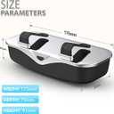 Sunglass Holder for Car Visor Clip, Vehicle Visor Accessories Sunglass Holder, Visor Accessories Sunglasses Holder for Car and Truck to Place Sunglass (Black)