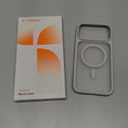 TORRAS Stronger Magnetic & Shockproof for iPhone 17 Pro Max Case, Fit for MagSafe, Military Grade Drop Protection, Camera Control, DIY Button, Slim for iPhone 17 Pro Max Case Translucent Silver