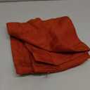 MIULEE Pack of 2 Decorative Outdoor Solid Waterproof Throw Pillow Covers Faux Linen Garden Farmhouse Cushion Cases for Summer Patio Tent Balcony Couch Sofa 18x18 Inch Burnt Orange Terracotta