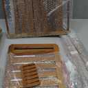 Bamboo Bath Mat and Dish Drying Rack Bundle