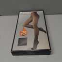 200D Thermal Opaque Winter Tights, Skin-Permeable, Slim Fit (Black)