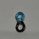 PACEARTH Swing Swivel 35KN Breaking Strength 360 Rotator Safety Rotational Device Hanging Accessory for Rock Climbing, Hanging Hammock, Web Tree Swing, Aerial Dance, Children's Swing Spinner Hanger (Large, Blue-black)