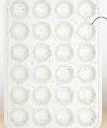 Silicone Muffin Pan 24 Cup Regular Silicone Cupcake Pan Non-stick Baking Molds Great for Making Muffin Cakes, Bread, Tart, Brownies (White 24 Cup Mini)