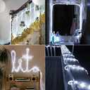 Brizled 18ft 216 LED Rope Lights, 120V ETL Listed Plugin Rope Lights Connectable Daylight White Indoor Outdoor Rope Lights Flexible LED Tube Lights for Holiday, Garden, Yard, Corridor and Patio Decor