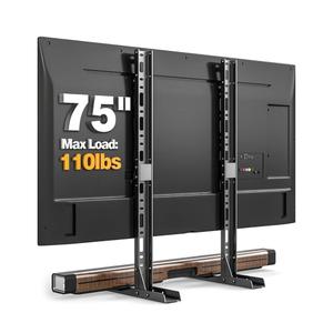 TAVR Universal Table Top TV Stand Mount, TV Legs for Most 20-75 Inch TVs, Replacement TV Feet with Great Load-Bearing Holds up to 110 lbs, TV Stands Base with Cable Management, Max VESA 800x600 mm