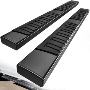 YITAMOTOR 6 inch Running Boards Compatible with 2007-2018 Chevy Silverado/GMC Sierra 1500, 2007-2019 2500HD 3500HD Double/Extended Cab, Textured Side Step Nerf Bars (Incl. 2019 Sierra 1500 Limited)