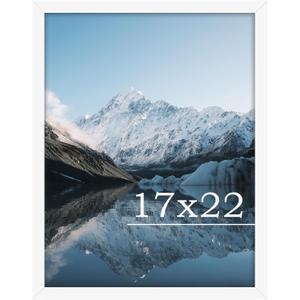 Picrit 17x22 Picture Frame, Photo Frame for Wall Mounting Display, White