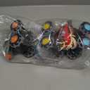 JOYIN 3 Pack Monster Truck Toy - Motion Activated Light Up Cars for Toddlers - Monster Glow Rover LED Wheels - Baby Boy Toys - Press and Go Dinosaur Trucks for Kids Valentines Day Boy Birthday Gifts