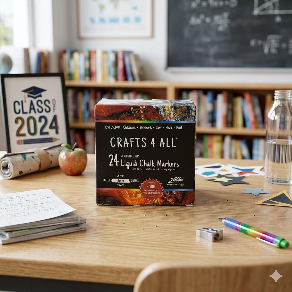 Crafts 4 All 24 Liquid Chalk Markers