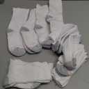 Hanes Women's Socks Pack, Ankle, Crew, No Show Socks, Moisture-wicking, Multi Pack (5-9, White - Crew 14 Pair)