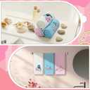 3 Pcs Bird Decorative Hand Towels for Bathroom 100% Cotton Embroidered Farmhouse Bathroom Decor 14 x 29 Inch Cherry Bluebird Blossom Hand Towel Gift for Kitchen (Pastel Color)