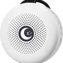 Sleepbox Sleep Sound Machine Portable Noise Machine with 30 Soothing Sounds 4 Timer Memory Function Rechargeable Battery 32 Volume Levels for Sleeping Traveling Relaxing for Baby Kids Adults (White)