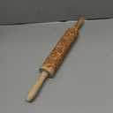 Christmas Gifts Wooden Embossed Rolling Pin for Baking, Stocking Stuffers Gifts for Women, Deep Engraved Embossing Rolling Pins with Snow Pattern Designs for Baking Cookies Stamps Roller DIY Tools