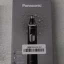 Panasonic Ear and Nose Hair Trimmer for Men with Vacuum Cleaning System, Powerful Motor and Dual-Edge Blades for Smoother Cutting, Wet/Dry  ER-GN70-K (Black)
