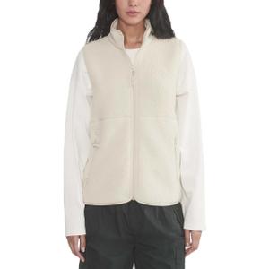 Hixiaohe Sherpa Fleece Vest for Women Trendy Warm Sleeveless Vests Jacket Lightweight Zip Coats with Pockets Fall Outerwear(Tan, SIZE SMALL)