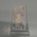 Compatible for iPhone 16e Cases with Design, Cute Transparent Phone Case for Women Girls Girly with Heavy Duty Protective Bumper (Clear Watercolor Floral)