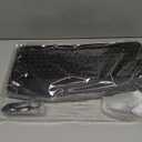 Wireless Keyboard and Mouse Backlits, Wrist Rest, LED Mouse, Rechargeable Ergonomic Keyboard with Phone Holder, Silent Light Up Combo for Computer, Mac, PC, Laptop, Chromebook (Black)